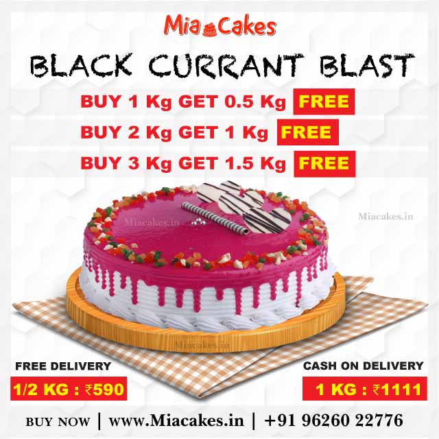 Black Current Blast Cake