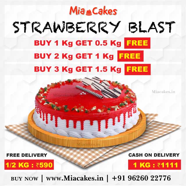 Strawberry Blast Cake