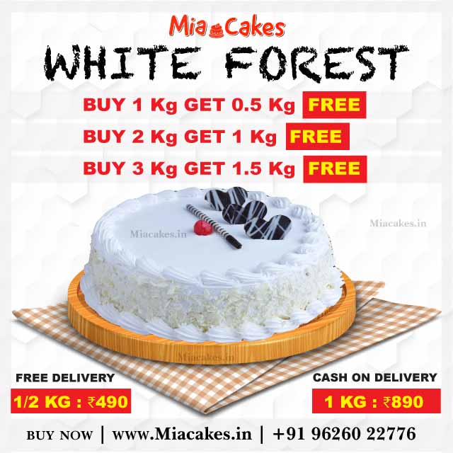 White Forest Cake